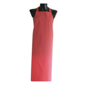 Butchers Waterproof Apron Red 48&quot;