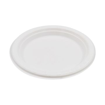 Reusable Plastic Plates White 7&quot; (Pack 100)