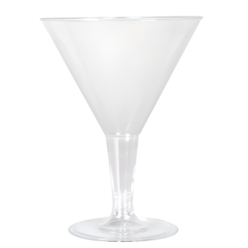 Essential Clear Disposable Martini Glass 8oz / 23cl (Pack 6)