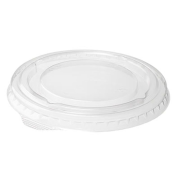 Gourmet Clear Plastic Flat Lid with Flap CL95 (Pack 100)