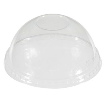 Gourmet Clear Plastic Domed Lid NO Hole DL-94 (Pack 50)