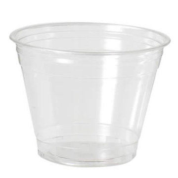 Gourmet Clear Plastic Squat Cups 9oz / 200ml MG-09 (Pack 50)