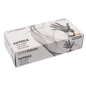Nitrile Gloves in Black Large (Pack 100)