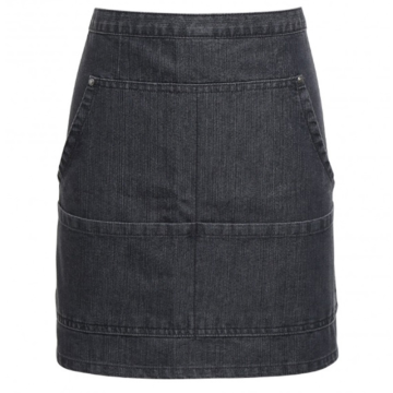 Denim Waist Apron Black 70 x 40 cm