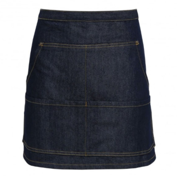 Denim Waist Apron Indigo 70 x 40 cm