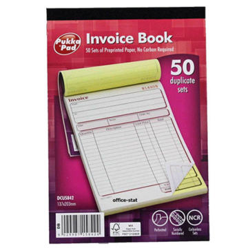Pukka Invoice Duplicate Book 137mm x 203mm (5842)