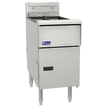 Pitco SG14TS Free Standing Twin Tank 4 Burner Natural Gas Fryer