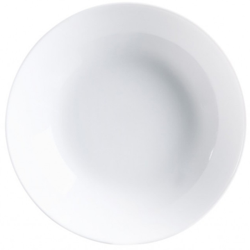 Luminarc Diwali White Rimless Soup Plate 20cm
