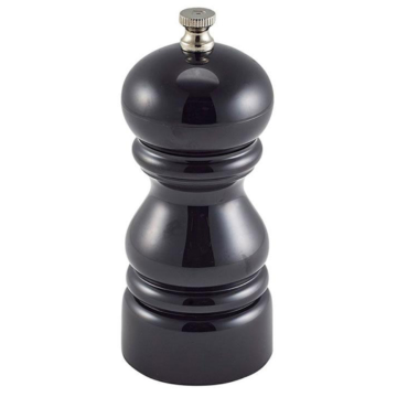Genware Salt or Pepper Grinder Black 12.7cm
