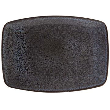 Porcelite Aura Earth Rectangular Plate 27cm
