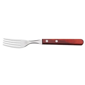 Tramontina Medium Polywood Handled Fork 21cm, Red