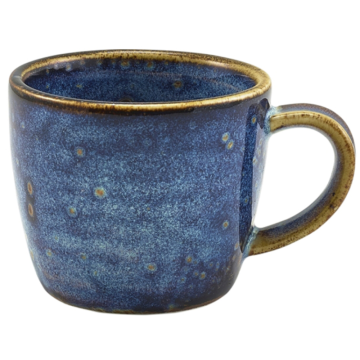 Genware Terra Porcelain Aqua Blue Espresso Cup 9cl/3oz
