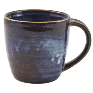 Genware Terra Porcelain Aqua Blue Mug 32cl/11.25oz