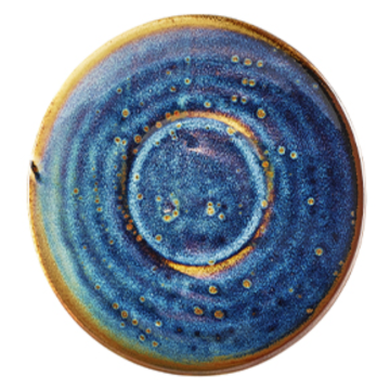 Genware Terra Porcelain Aqua Blue Saucer 11.5cm