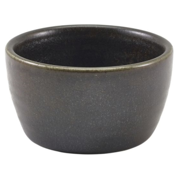 Genware Terra Porcelain Black Ramekin 13cl/4.5oz