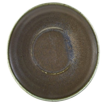 Genware Terra Porcelain Black Saucer 14.5cm