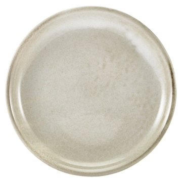 Genware Terra Porcelain Grey Coupe Plate 19cm