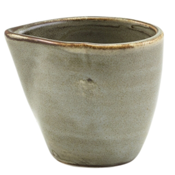 Genware Terra Porcelain Grey Jug 9cl/3oz