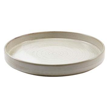 Genware Terra Porcelain Grey Presentation Plate 26cm