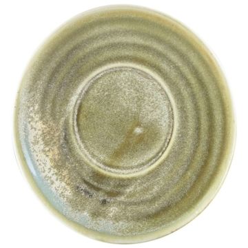 Genware Terra Porcelain Matt Grey Saucer 14.5cm
