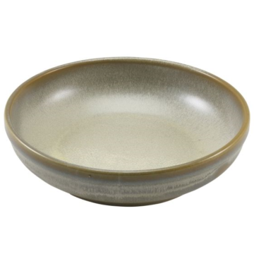 Genware Terra Porcelain Matt Grey Coupe Bowl 23cm