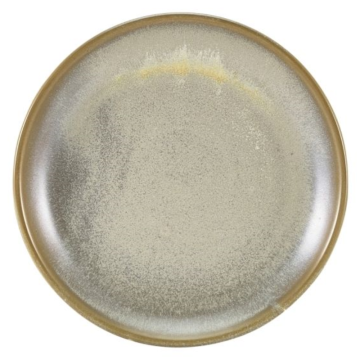 Genware Terra Porcelain Matt Grey Coupe Plate 19cm