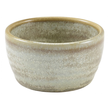 Genware Terra Porcelain Matt Grey Ramekin 7cl/2.5oz
