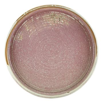 Genware Terra Porcelain Rose Presentation Plate 18cm