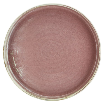 Genware Terra Porcelain Rose Presentation Plate 26cm