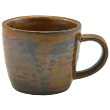 Genware Terra Porcelain Rustic Copper Espresso Cup 9cl/3oz