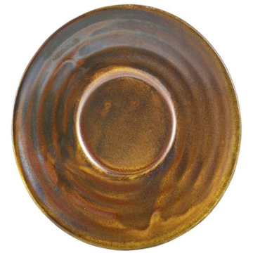 Genware Terra Porcelain Rustic Copper Saucer 11.5cm
