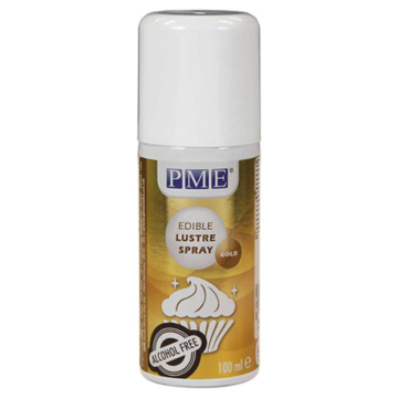 Edible Lustre Spray Alcohol Free Gold (100ml / 3.38oz)