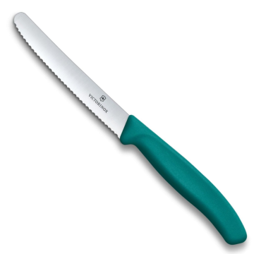 Victorinox Polypropylene Tomato Utility Knife Serrated Edge in Green 11cm