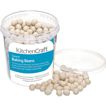 KitchenCraft Tub of Ceramic Baking Beans (500g)