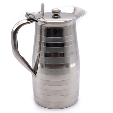 Silver Touch Stainless Steel Water Jug with Lid 1.5 Litre