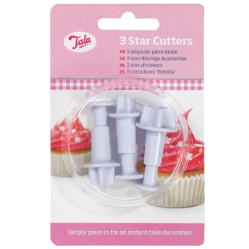 Tala 3 Piece Star Cutters