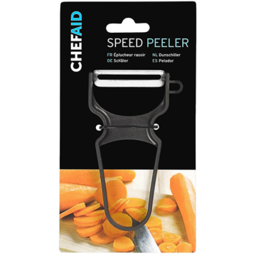 Chef Aid Black Plastic Speed Peeler