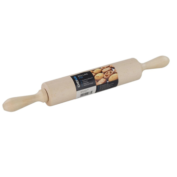 Chef Aid Revolving Beachwood Rolling Pin 40cm long / 9cm Handles