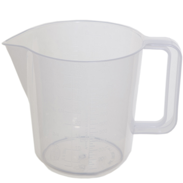 Whitefurze 2 Pint Plastic Mixing &amp; Measuring Jug