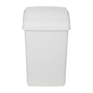 Whitefurze Swing 10 Litre Bin Cream