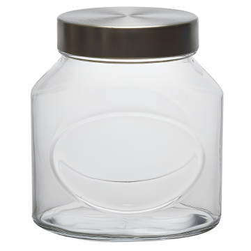 Elips Airtight Glass Jar With Metal Lid 1.5 Litre