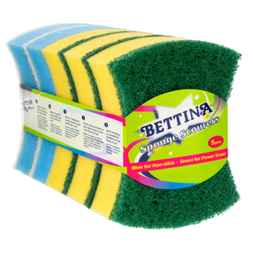 Bettina Butterfly Sponge Scourers (Pack 5)