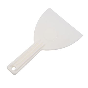 White Plastic Mini Scraper 16x9.5cm