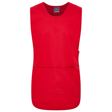 Woman&#039;s Tabard with 2 Pockets Red Medium