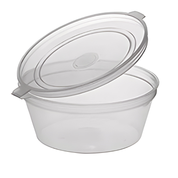Hinged Sauce Container 1oz (Pack 50)