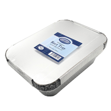 Essential Aluminium Rect. Deep Tray Lid 2000cc (Pack 10)