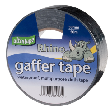 Rhino Gaffer / Cloth Tape Black 50mmx50m