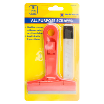 Marksman All Purpose Scraper &amp; Blades 12&#039;&#039; / 30cm