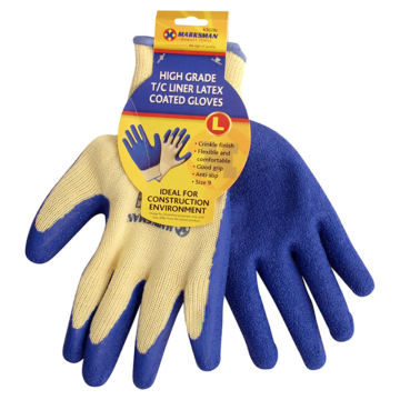 Marksman High Grade Latex Coated Gloves