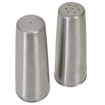 Sunnex Steel Conical Salt and Pepper Condiment Set 11cm (Pack 2)